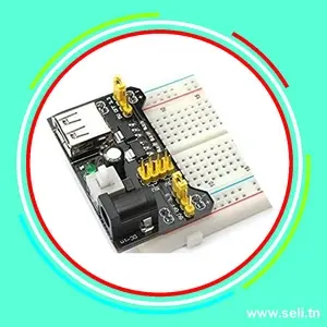 MODULE D ALIMENTATION 3.3V/5V SUR PLAQUE ESSAIS.Arduino tunisie