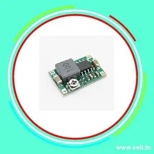 MODULE ABAISSEUR D ALIMENTATION Mini-360 DC-DC HM  DC-DC 4 .75V-23V VERS 1V-17V / 2A.Arduino tunisie