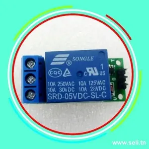 MODULE RELAIS BISTABLE 5V 1 CHANNEL.Arduino tunisie