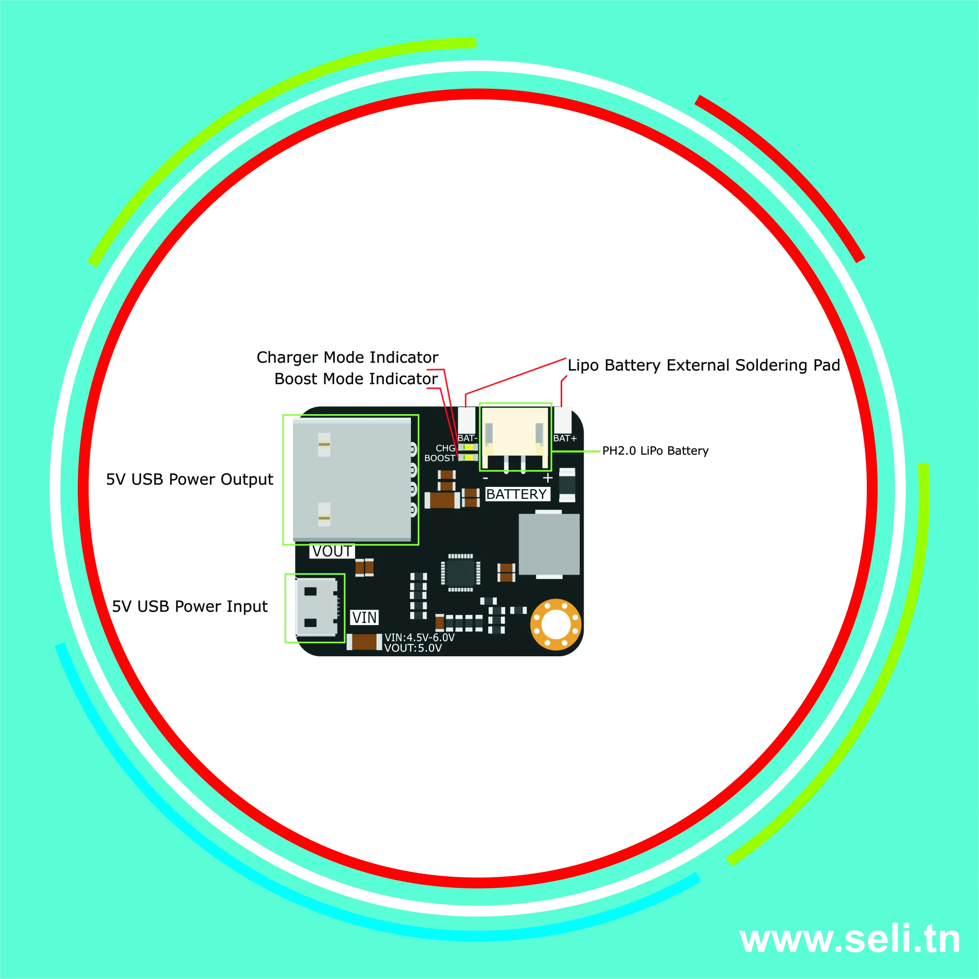 MP2636 MODULE D ALIMENTATION ET CHARGEUR DFR0446 .Arduino tunisie