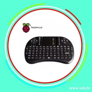 CLAVIER SANS FIL 2.4G  POUR RASPBERRY PI . ORANGE PI ET BOXE ANDROID 2XAA.Arduino tunisie