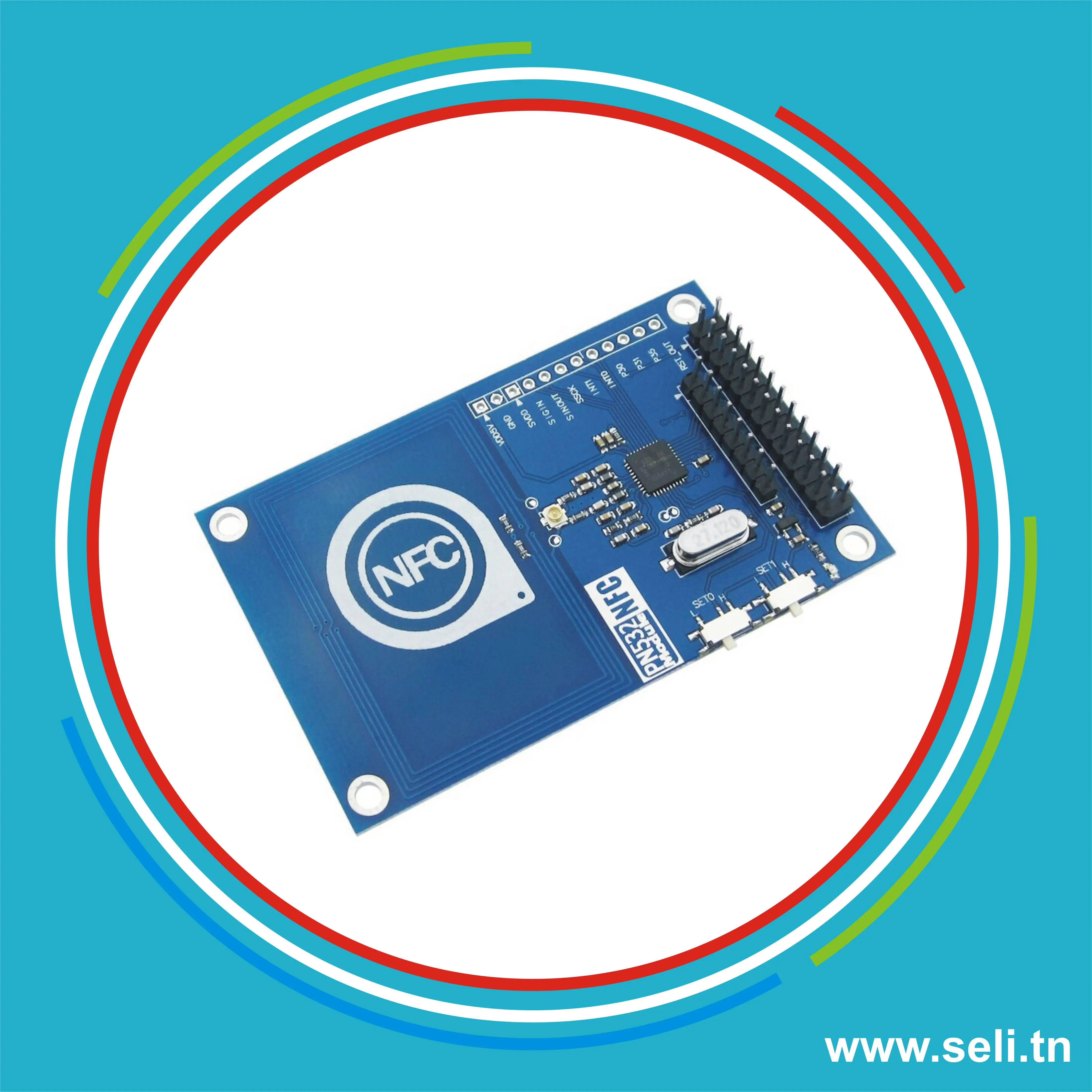 MODULE RFID PN532 RC522 13.56MHZ COMPATIBLE RASPBERRY PI.Arduino tunisie