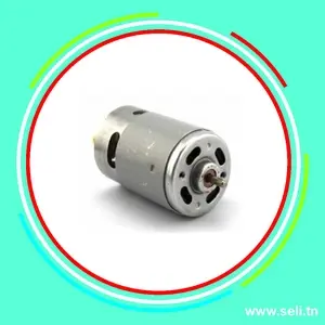 RS-540 SH MOTEUR 6-12VDC 1.03-1.95A  4500-18500RPM AXE 3.15MM 50X35.5MM.Arduino tunisie