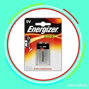 PILE ENERGIZER 9V 6LF22.Arduino tunisie