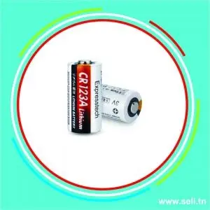 CR123A 3V 1300MAH LITHIUM BATTERY - NON RECHARGEABLE.Arduino tunisie