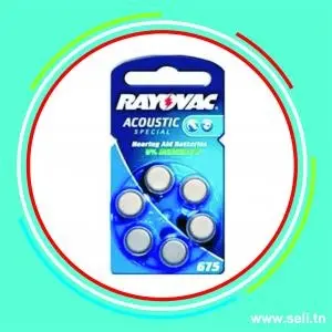 PILE 675 ACOUSTIC SPECIAL  RAYOVAC PR48 B6P.Arduino tunisie