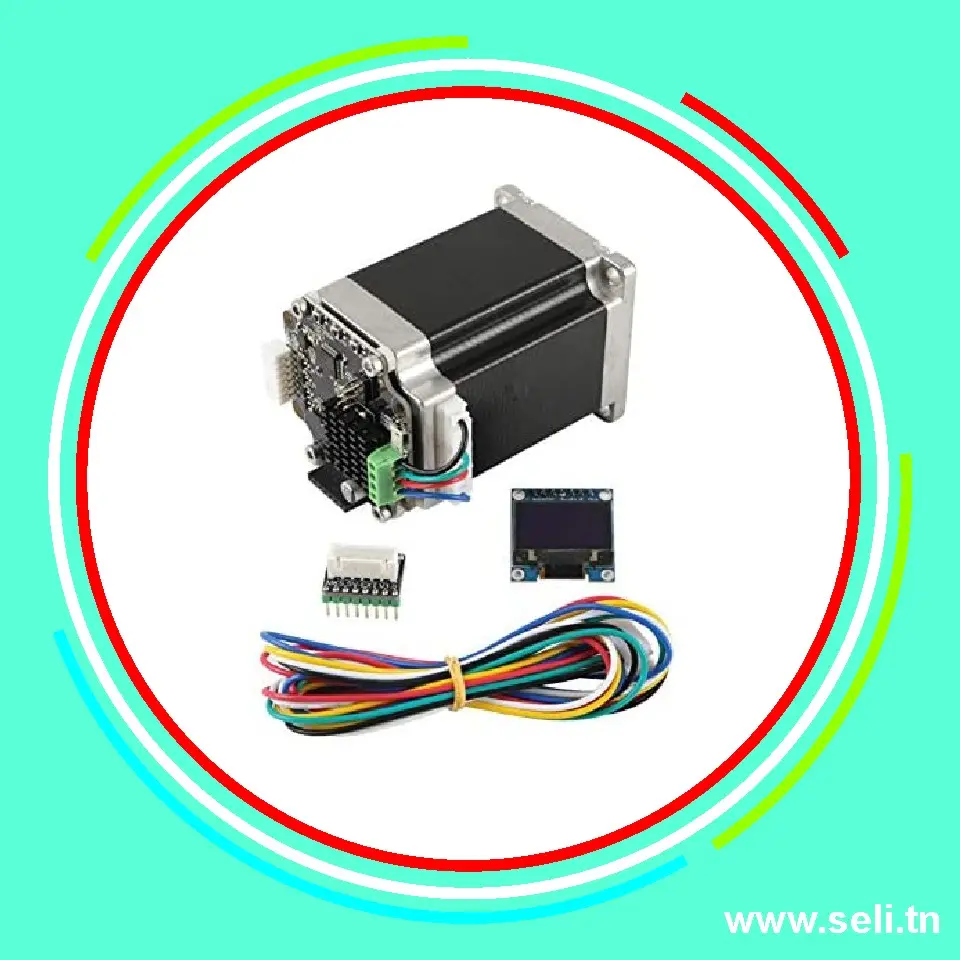 KIT MKS SERVO57B NEMA23 SERVO MOTOR PAP  A BOUCLE FERMEE  AVEC ADAPTATEUR .Arduino tunisie