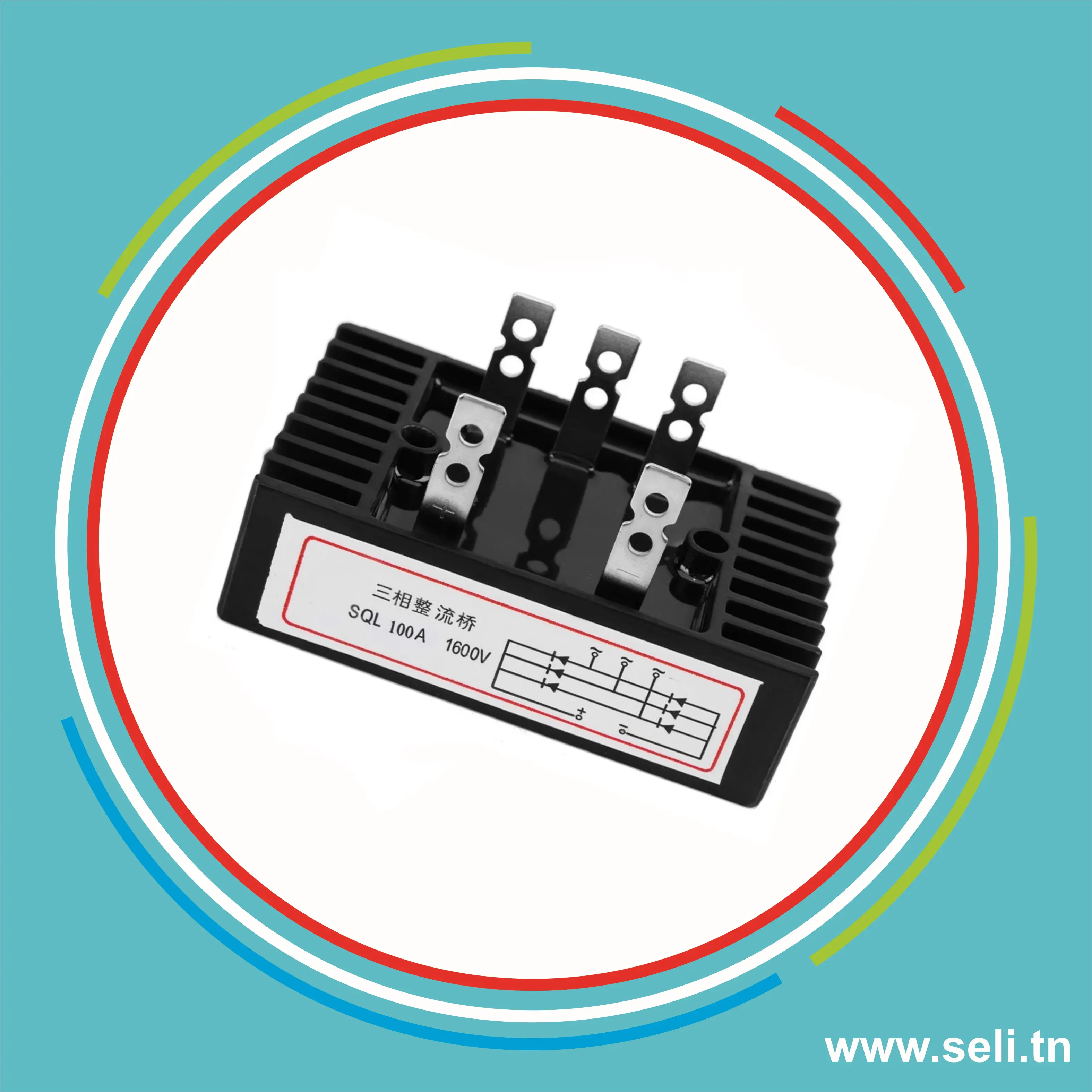 REDRESSEUR BIPHASE - TRIPHASE SQL100A-1600V.Arduino tunisie