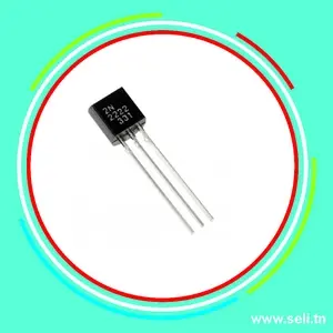 TRANSISTOR 2N2222 TO-92 0.6A 30V NPN.Arduino tunisie