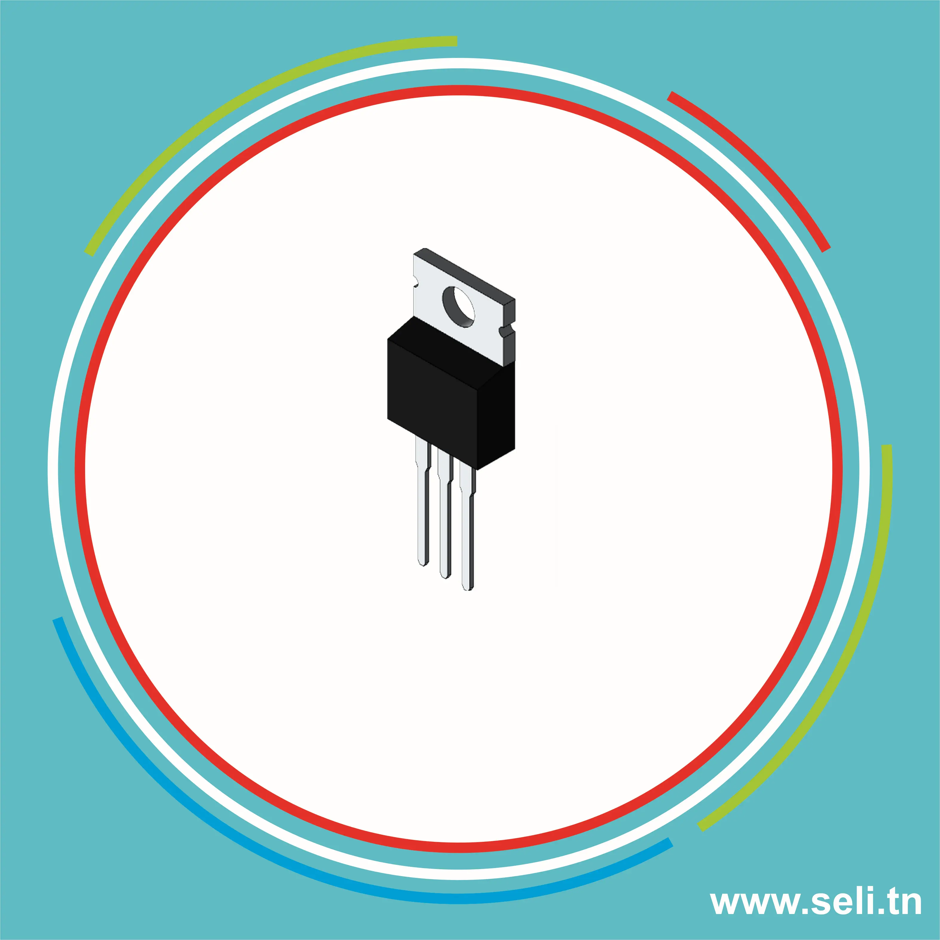 TRANSISTOR DARLINGTON PNP TIP147T 10A-100V TO-220.Arduino tunisie