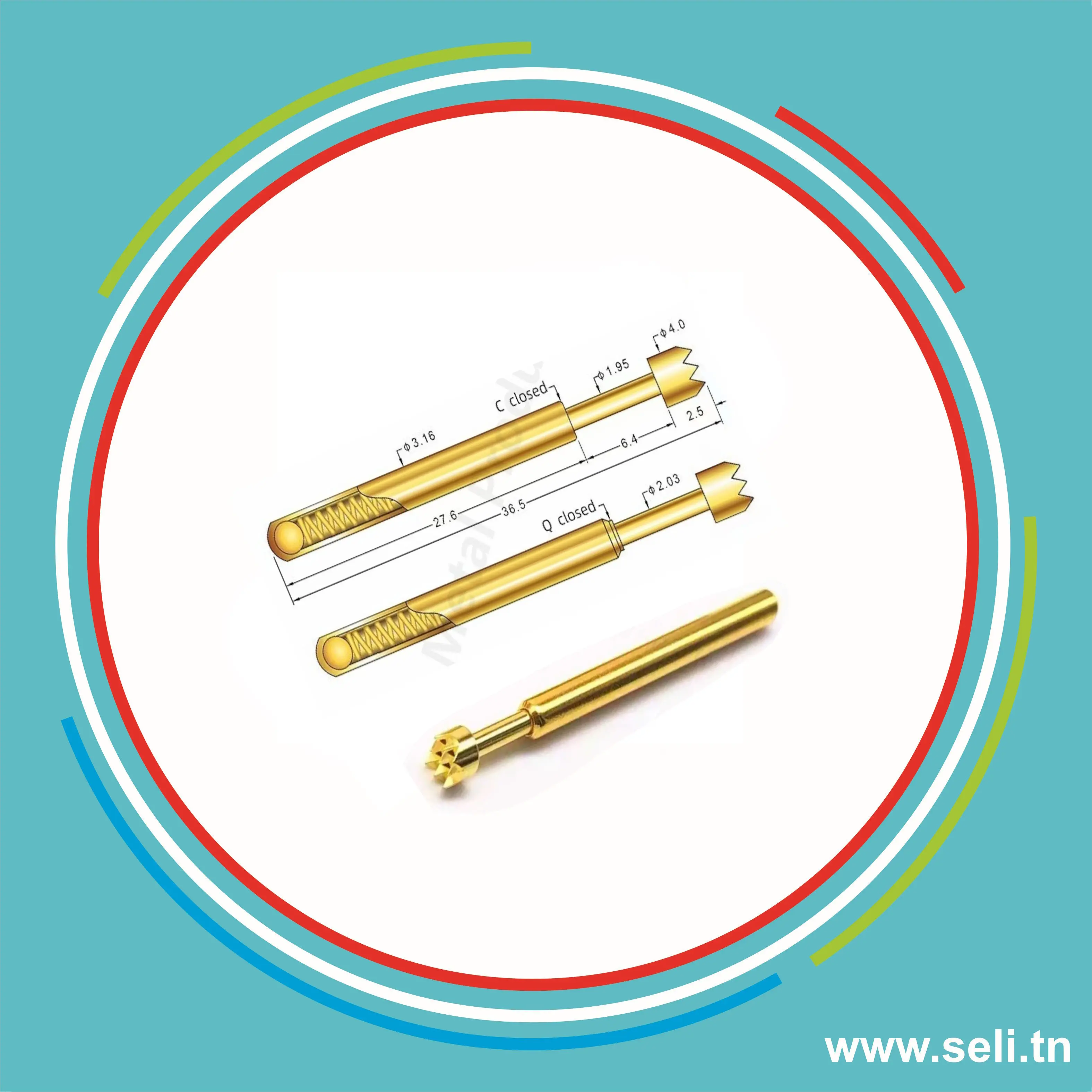 SONDE DE TEST SERIE EUROPEEN 189 MODEL UB189-H.Arduino tunisie