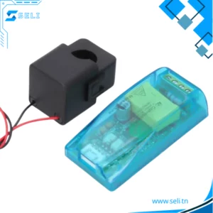 PZEM-004T CAPTEUR TENSION 80-260AC ET COURANT OUVERABLE 0-100A AVEC BOITIER PROTECTION