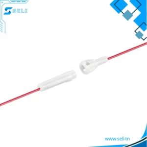 PORTE FUSIBLE 6.3X32MM EN FIL SOUPLE