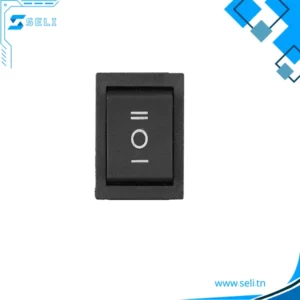 BOUTON POUSSOIR  A BASCULE 3 POSITIONS 6 PINES 250VAC/15A