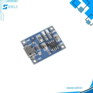 TP4056 CHARGEUR DE BATERRIE LITHIUM 18650 + LIPO 5V 1A USB TYPE C - Type C