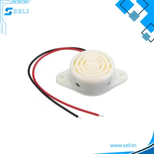 BUZZER NOIR SFM-27 DC/3-24V - Intermitant, Blanc