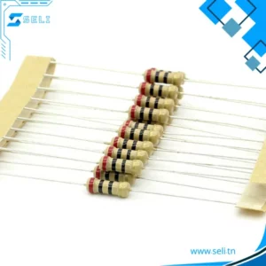 JEU DE 10 RESISTANCES 1/2W 5% - 2 KOHM