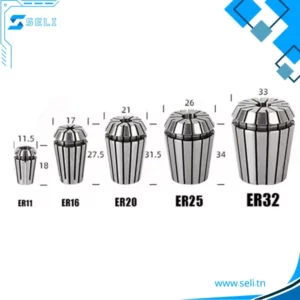 COLLET ER11 ER16 ER20 ER25 ER32 - ER32, 12MM