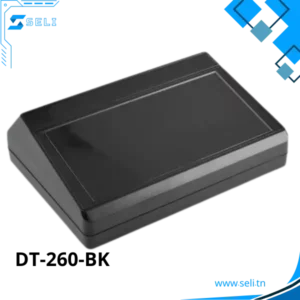 BOÎTIER DE BUREAU INCLINÉ DT-260 (ÉCRAN PLAT)[DT-260-0-0-G-0] - Noir