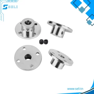 ACCOUPLEMENT A BRIDE RIGIDE EN ALUMINIUM COUPLEUR D'ARBRE DE GUIDAGE DE MOTEUR CONNECTEUR 8MM