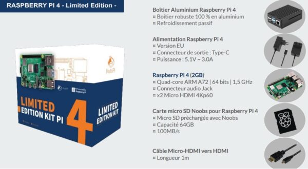 RASPBERRY PI 4 KIT - EDITION LIMITE – Image 2