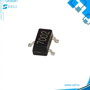 2N7002 TRANSISTOR MOSFET N-CHANNEL 60V 115MA SOT-23 SMD