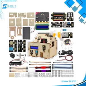 KEYESTUDIO STEM MICROBIT V2 KIT MAISON INTELLIGENTE + PANNEAU SOLAIRE POUR BBC MICRO:BIT