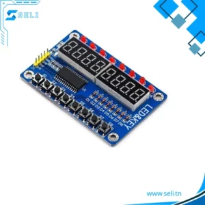 TM1638 MODULE AFFICHEUR 7 SEGMENTS 8 BITS + CLAVIER