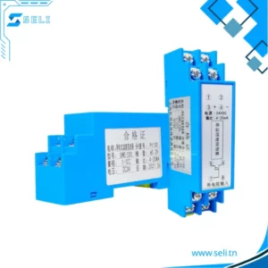 MODULE TRANSMETTEUR DE TEMPERATURE SUR RAIL DIN POUR PT100 (4-20MA)