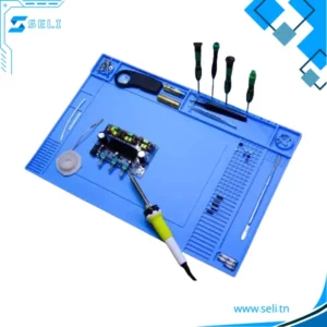TAPIS DE REPARATION ANTI-STATIQUE ZD-158-1A 450X300MM