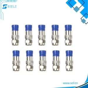 CONNECTEUR DE COMPRESSION F RG6 ÉTANCHE CABLE COAXIAL A PRESSION
