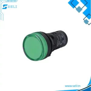 VOYANT LED AD16-22DS DIAMETRE 22 IP66 24VAC-DC / 220VAC - 24V, Vert