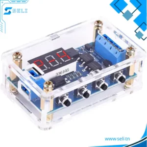 MODULE TEMPORISATION RETARDEE 6-36V ZK-J06 DOUBLE MOS AVEC BOITIER