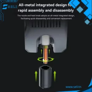 BUSE 0,4MMA REMPLACEMENT RAPIDE «UNICORN» POUR CREALITY K2 PLUS/CREALITY HI/K2/K2 PRO 4008030074