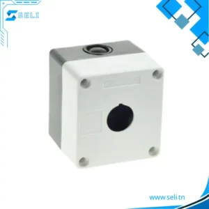 BOITE TROUES DIAM POUR SELECTEUR ET BOUTONS 22MM  IP54 - 1 Trou