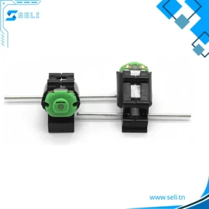 MOTEUR REDUCTEUR A ENGRENAGE OBLIQUE DOUBLE AXE DIY 3-6V 20RPM
