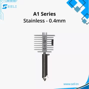 TETE CHAUFFANTE AVEC BUSE EN ACIER INOXYDABLE DE 0,4 MM POUR IMPRIMANTE 3D BAMBU LAB SERIE A1