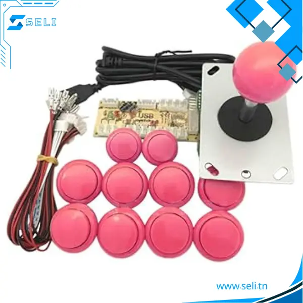 KIT DE MANETTE DE JEU D'ARCADE COULORÉ – Image 7