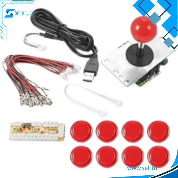 KIT DE MANETTE DE JEU D'ARCADE COULORÉ – Image 5