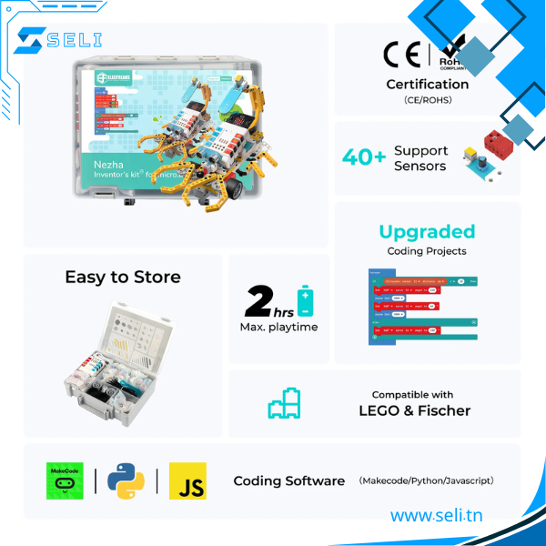 MICRO BIT: KIT NEZHA INVENTION V2 ELECFREAKS 48 EN 1 EF08288 – Image 4