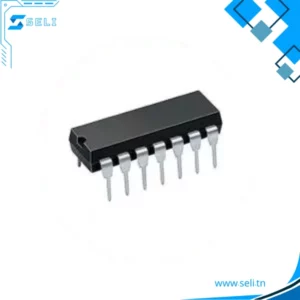 PORTE LOGIQUE AND-OR-NOT (ET-OU-NON) COMBINÉE 74LS51 DIP14