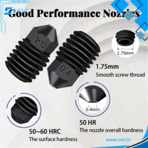 BUSES D’IMPRESSION 3D AMELIORE EN ACIER TREMPE, CLONE CHT, A HAUT DEBIT COMPATIBLE BAMBULAB X1C/P1P