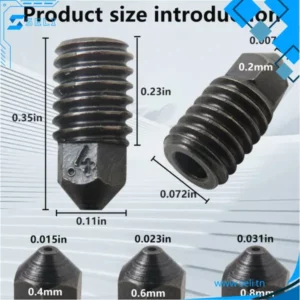 BUSES EN ACIER TREMPÉ POUR IMPRIMANTE 3D BAMBU LAB A1 MINI