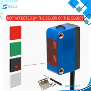 BJ-442 CAPTEURS PHOTO ELECTRIQUE CARRE 4 FILS NPN / PNP 24VDC