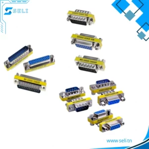 FICHE ADAPTATEUR DB9, DB15 ET DB25 M/M M/F ET F/F