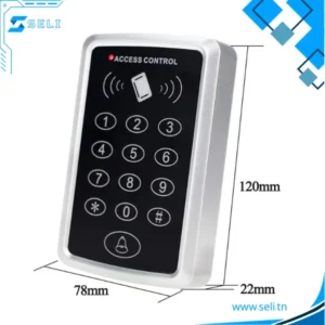 CONTRÔLEUR  D'ACCÉS IC 125KHZ + CODE 120/78/22MM