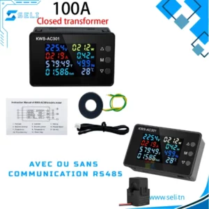 KWS-301 VOLTMETRE-AMPERMETRE-WATTMETRE-COMPTEURS D'ENERGIE 100A