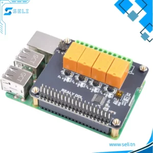 BOUCLIER RELAIS 4 CANAUX POUR ASPBERRY PI
