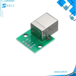 ADAPTATEUR USB B FEMELLE VERS DIP SUR PCB