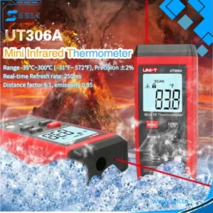 MINI THERMOMETRE INFRAROUGE UT306A -32°C 300°C -31°F 572°F